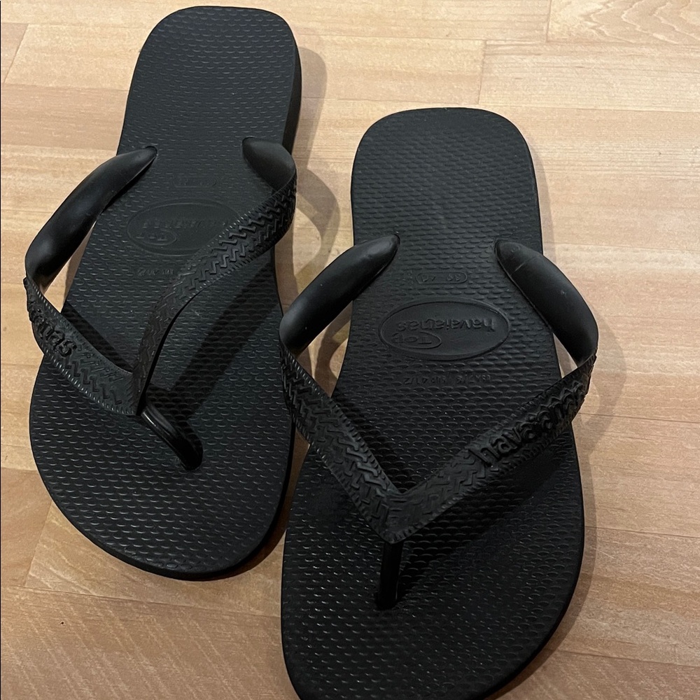 Havaianas Black Women's Flip Flop Sandals